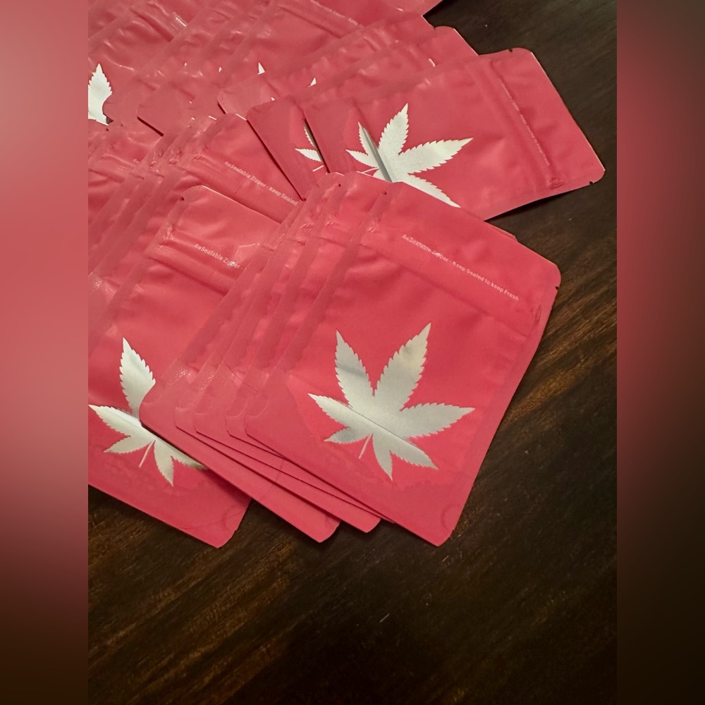 70pc Resealable Mylar Bags